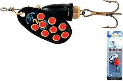 Image de Blue Fox Vibrax Hot Pepper 8g CLNP Spinner jaune-orange