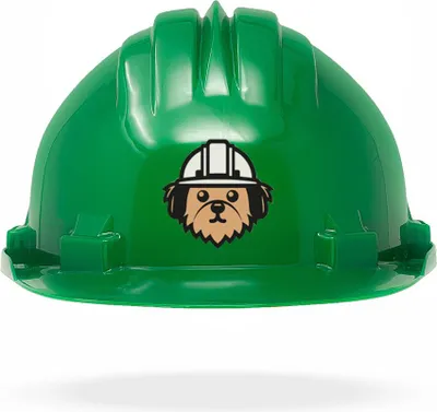 Produktbild von TAMS® Kinderhelm - Drehverschluss Grün Hund