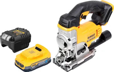 Produktbild von DeWalt DCS 331 E1 Akku Stichsäge 18 V + 1x Powerstack Akku 1,7 Ah + Ladegerät