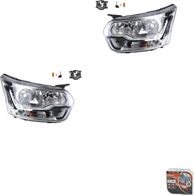 Produktbild von Scheinwerfer Satz Osram Night Breaker Laser passend für Ford Transit 13 08/13-5 8200074008 6202E1 00006202E1 6710027 0000620639 620639 00006206 Johns