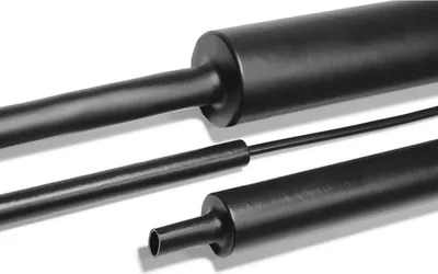 Obrázok produktu pre Hellermann Tyton 323-50300, Trubička zmrštiteľná teplom, Polyolefín, Čierna, 6 kusov