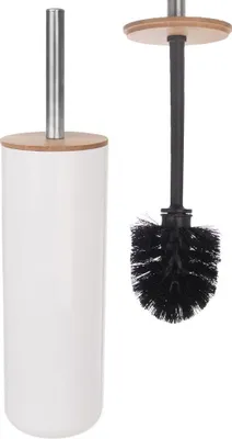 Immagine prodotto di Orion spazzola per WC TOILET BRUSH con contenitore in bambù bianco