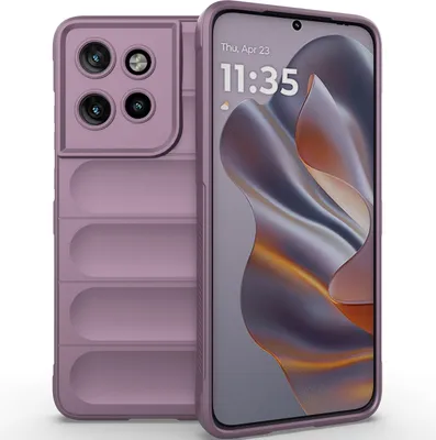 Immagine prodotto di Custodia per Motorola Edge 50 Neo Custodia protettiva in silicone TPU morbido antiurto Viola