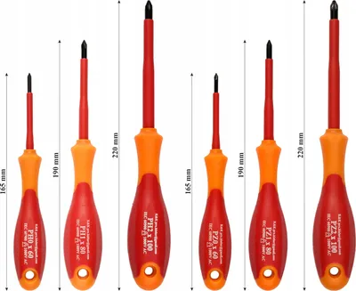 Produktbild von K&K KK30GNKŻ Isolierte Schraubendreher 1000V 6er Set