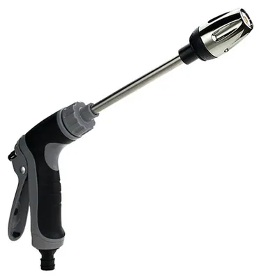 Produktbild von Gartensprühgerät – Verstellbarer Sprühstrahl – Gartensprühpistole – Hochdruck-Wasserpistole – Rutschfester Griff – Ideal für Gartenarbeit und Autowäsche – Gartensprühkopf