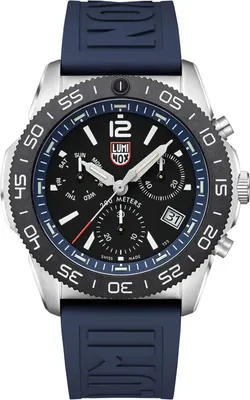 Luminox XS.3143.SET Taucheruhr Chrono Pacific Diver Blau/Schwarz mit 2 Bändern 1