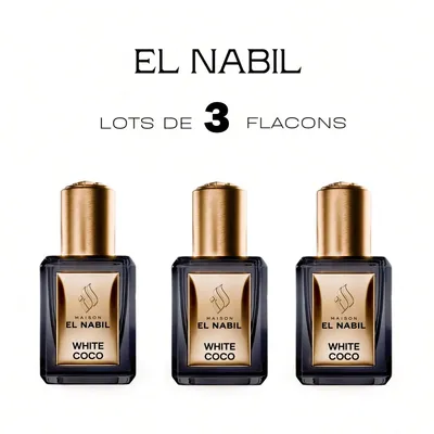 Produktbild von El Nabil-Musc White Coco Roll-On Parfumextrakt 3x5 ml Unisex
