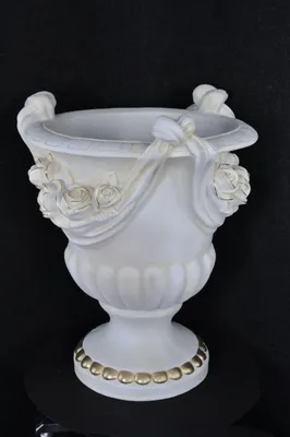 Produktbild von Design Blumen Topf Dekoration XXL Vase Vasen Handarbeit Deko Kelch Pokal 0857