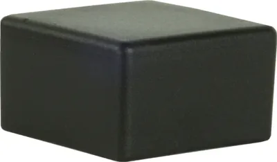 Produktbild von Endkappe Abdeckkappe Schutzkappe Solarschiene PV Photovoltaik 40 x 40 mm schwarz (RAL 9005) 2 Stück