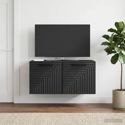 Immagine prodotto di Maison Exclusive - Mobile TV da parete nero 59,5 x 31 x 30 cm