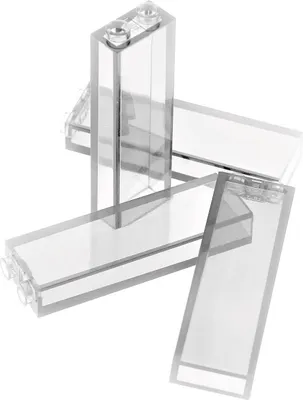 Image de 4x Lego brique de construction 1x2x5 transparent blanc support colonne 6251285 35274 46212 2454