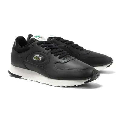 Zdjęcie produktu dla Lacoste Męskie Niskie Buty LINETRACK Czarny Skórzano-Syntetyczny Mix Rozmiar: 11