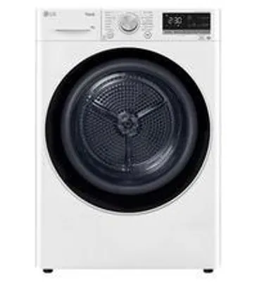 Produktbild von LG RC81V9AV4N, Freistehend, Frontlader, Wärmepumpe, Weiß, Tasten, Drehregler, Links