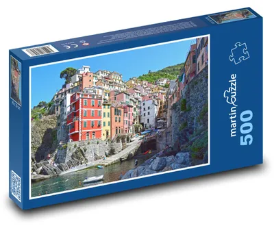 Obrázek produktu pro Puzzle 500 Riomaggiore - Itálie, Vesnice - martinpuzzle
