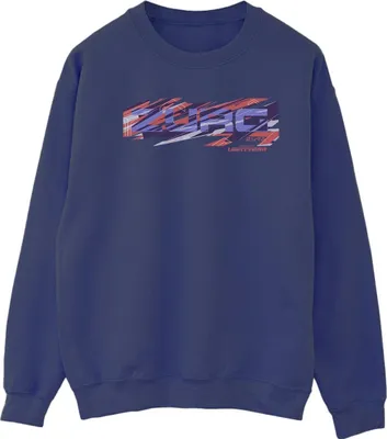 Produktbild von Disney - "Lightyear Zurg Graphic Title" Sweatshirt für Damen BI25124 (XXL) (Marineblau)