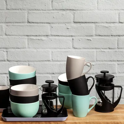 Produktbild von Französische Kaffepresse aus Glas und Polypropylen "Noo"