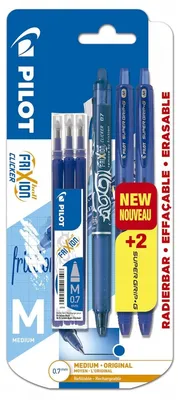 Produktbild von Pilot 3800269, Clip, Clip-on-Einziehkugelschreiber, Nachfüllbar, Blau, 6 Stück(e), Medium