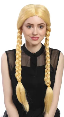 Produktbild von WIG ME UP Perücke 2 Geflochtene Zöpfe Goldblond 90958-ZA88C
