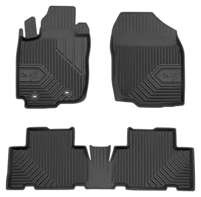 Productafbeelding van Rubberen automatten voor Toyota RAV4 III 2005-2012 (SUV) – 4-delig, zwart, op maat