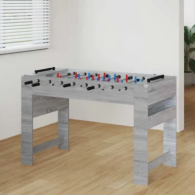 Produktbild von "Schlussverkauf" TischFußballtisch - VIDAXL - Graues Sonoma 125x60,5x80 cm C17839