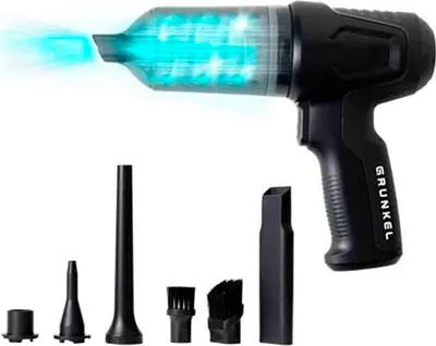 Produktbild von Grunkel CARFORCE2, Trocken, HEPA, Beutellos, Schwarz, 0,2 l, Kunststoff