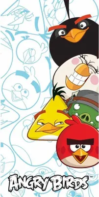 Immagine prodotto di Angry Birds badlaken 70x140cm Baumwolle