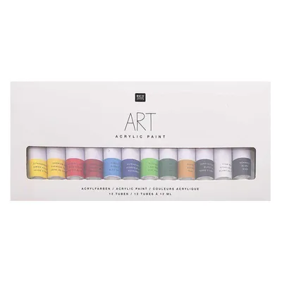 Produktbild von Acrylfarben-Set - 12 x 12 ml