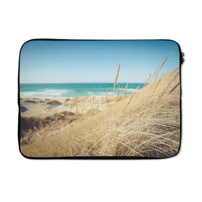 Produktbild von MuchoWow® Laptop Hülle 14 ZollStrand - Düne - Norwegen Laptoptasche - Laptoptasche - Stoßsicher - Schutzhaube