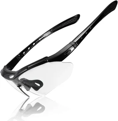 Produktbild von ROCKBROS Photochromatische Sportbrillen Sonnenbrille UV400 Fahrradbrille PC-Linse Schwarz