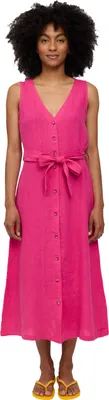 Produktbild von Mazine Damen Maxikleid Sleeveless Linen Maxi Dress, Größe:M, Farben:fuchsia