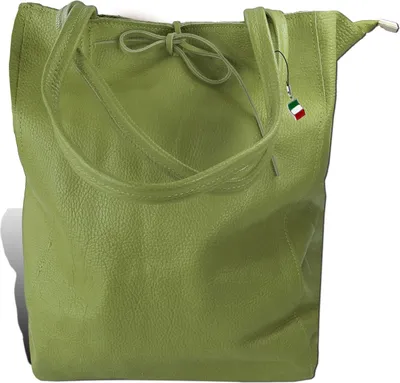Produktbild von Florence Tasche olivgrün Leder Shopper D2OTM107G