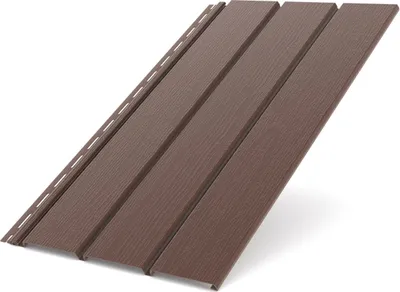 Produktbild von BRYZA Dachuntersichtplatte Vollkunststoff, Länge 3M, Breite 305 mm, braun RAL 8017