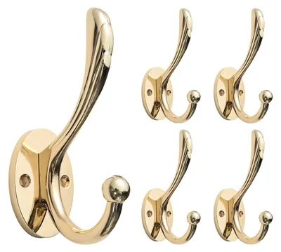 Image de Omgoods - Lot de 5 crochets de porte-vêtements modernes pour intérieur
