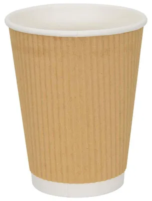 Produktbild von vidaXL Pappbecher 500 Stk. 12oz 300ml Braun