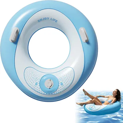 Produktbild von Aufblasbarer Schwimmreifen, mit Sicherheitsventil und Griffen, für Schwimmen