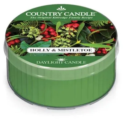 Productafbeelding van Country Candle geurkaars "Holly & Mistletoe" (42g)