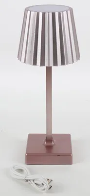 Produktbild von LED Tischlampe Touch Tischleuchte Nachttischlampe Leselampe Schreibtischlampe, Farbe:rosa