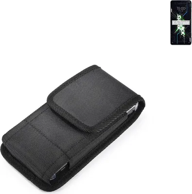 Produktbild von Holster Gürteltasche kompatibel mit Xiaomi Black Shark 4S Pro Holster Gürtel Tasche wasserabweisend Handy Hülle Schutz Hülle Outdoor schwarz