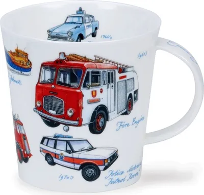 Produktbild von Dunoon Tasse Feuerwehr 480ml- engl. Porzellan