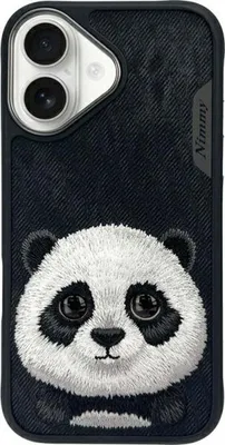 Produktbild von Nimmy Hülle Iphone 16 6.1 Schwarz/Schwarz Big Eyed Pet 2.0 Panda
