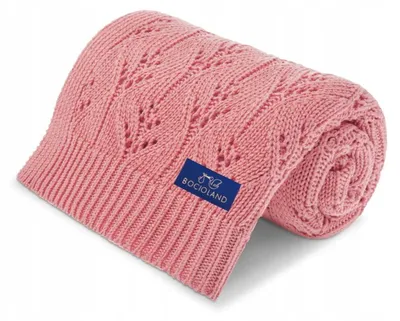 Produktbild von Bocioland Kinderdecke Bambus-Baumwolle 80x100 cm Rosa
