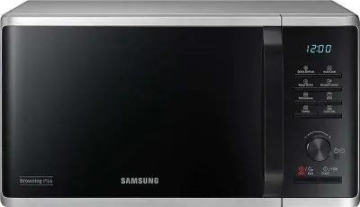 Obrázek produktu pro Mikrovlnná trouba, Samsung MG23K3515AS/OL, mikrovlnná trouba, 23L, gril, 800W, LED displej, stříbrná