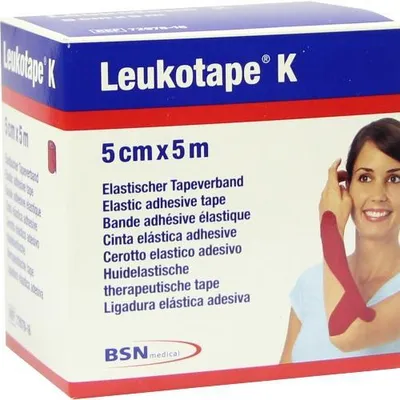 Produktbild von Leukotape K 5 cm rot 1 St