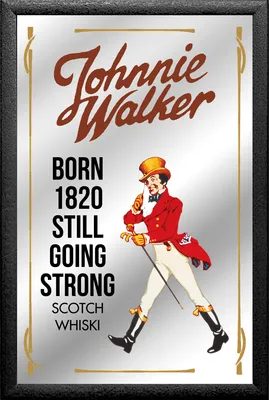 Produktbild von KS425 Johnnie Walker - Scotch Whiski - Bedruckter Spiegel