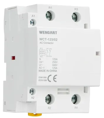 Modularer AC-Schutzschalter 24 V 125 A, DIN-Schiene, 2 NC