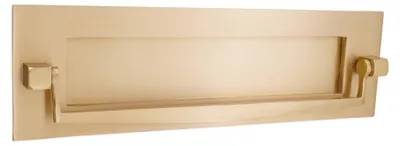 Immagine prodotto di Targhetta in ottone da 10" x 3" per cassette postali, con maniglia