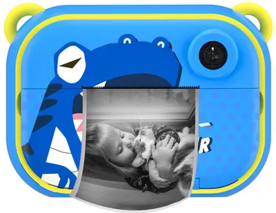 Immagine prodotto di TechKidz, fotocamera digitale per bambini Zoo Family Dinosaur, blu