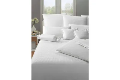Produktbild von elegante Mako-Satin Milano Bettwäsche Farbe Natur Größe 40/80 135/200
