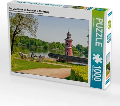 Produktbild von Calvendo Der Leuchtturm am Großteich in Moritzburg 1000 Teile Puzzle quer 640x480mm, Seifert Birgit; 7342131