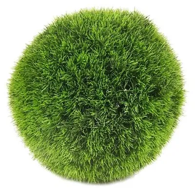 Produktbild von künstliche Deko Graskugel Grasball grün D. 28cm Emerald Kunstblumen